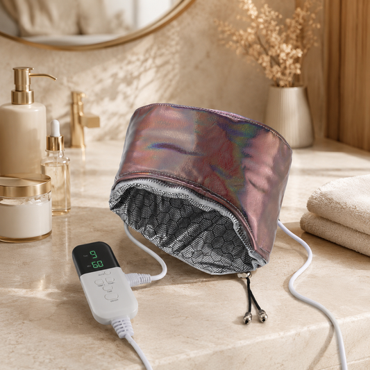SilkGlow™ Hair Spa Cap | voor zachter, glanzender haar zonder kappersafspraak