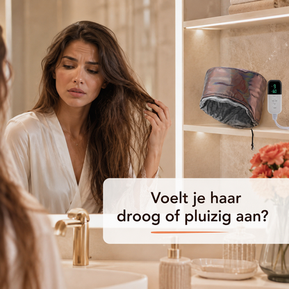 SilkGlow™ Hair Spa Cap | voor zachter, glanzender haar zonder kappersafspraak