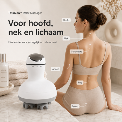 TotalZen™ Relax Massager | Je rustmoment voor hoofd, nek en schouders