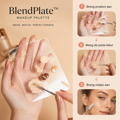Blendplate™ Makeup Palette | Maak je beauty routine netter zonder make-upvlekken op je handen