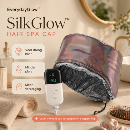 SilkGlow™ Hair Spa Cap | voor zachter, glanzender haar zonder kappersafspraak