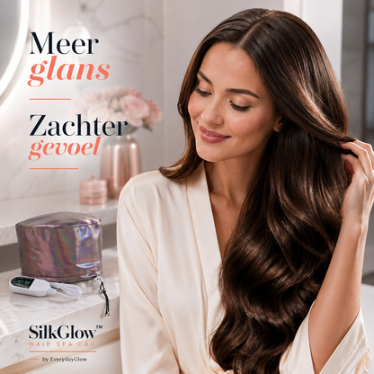 SilkGlow™ Hair Spa Cap | voor zachter, glanzender haar zonder kappersafspraak