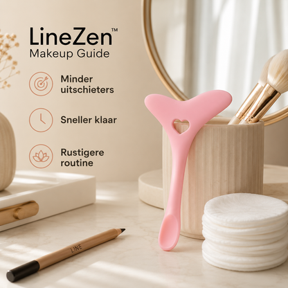 LineZen™ Makeup Guide | voor strakke eyeliner, lipliner en wenkbrauwen zonder frustratie