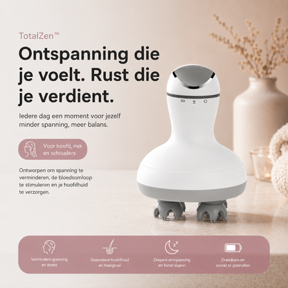 TotalZen™ Relax Massager | Je rustmoment voor hoofd, nek en schouders