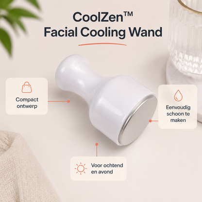 CoolZen™ Facial Cooling Wand | laat je huid fris, kalm en verzorgd aanvoelen in enkele minuten